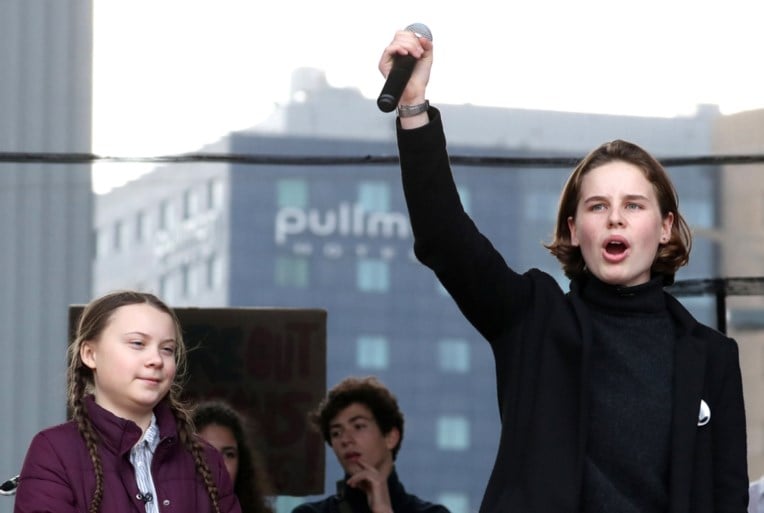 7.500 jongeren in Brussel, Greta Thunberg belaagd door media: “Politie moest ingrijpen”