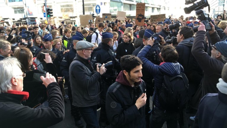 7.500 jongeren in Brussel, Greta Thunberg belaagd door media: “Politie moest ingrijpen”