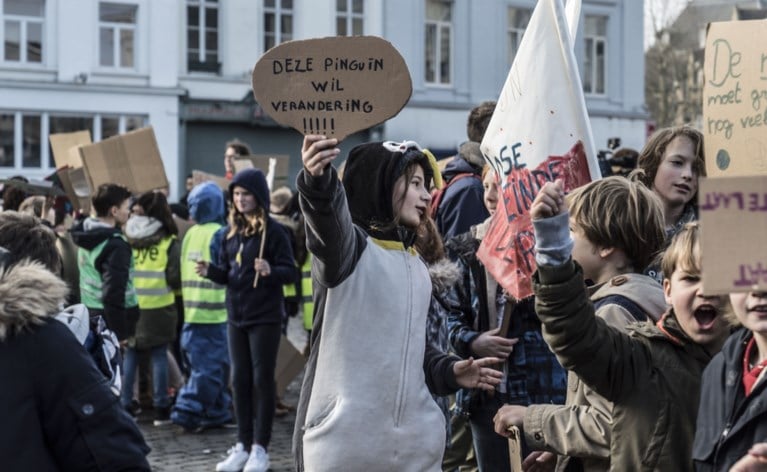 3.000 leerlingen op Gentse klimaatmars: “Boos! Kwaad! Woedend!
