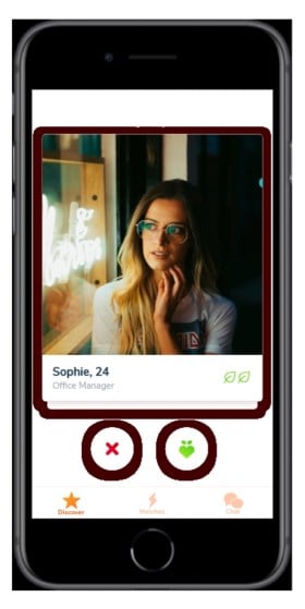 Gek op groenten en single? Dit is de Tinder die je nodig hebt