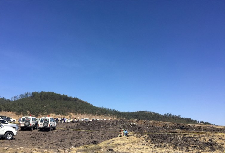 Eén Belgische vrouw aan boord van neergestort passagiersvliegtuig in Ethiopië