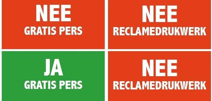 Oxideren Diverse Forensische geneeskunde Niemand weet waar ze te vinden zijn: stickers met 'geen reclame' | Het  Nieuwsblad Mobile