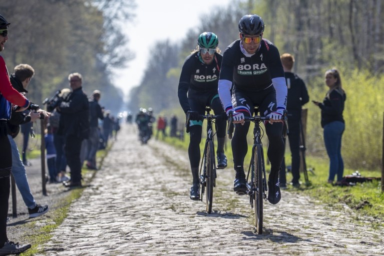 Voor de techneuten: met deze speciale fiets (mét schijfremmen) start Sagan in Parijs-Roubaix