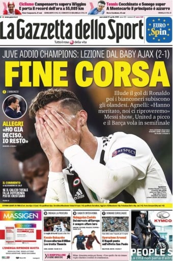 In Nederland dromen ze van Champions League-winst Ajax na nieuwe stunt, Italiaanse media zijn keihard voor Juventus