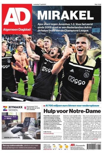 In Nederland dromen ze van Champions League-winst Ajax na nieuwe stunt, Italiaanse media zijn keihard voor Juventus