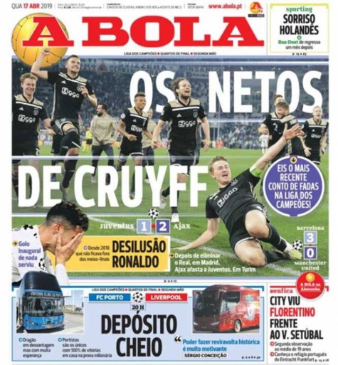 In Nederland dromen ze van Champions League-winst Ajax na nieuwe stunt, Italiaanse media zijn keihard voor Juventus