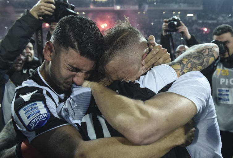 PAOK pakt titel met kreupele kapitein