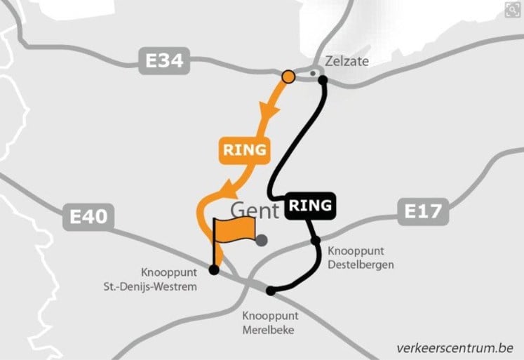 UPDATE: kleverig goedje op R4 moeilijk te verwijderen, ook avondspits zal hinder ondervinden
