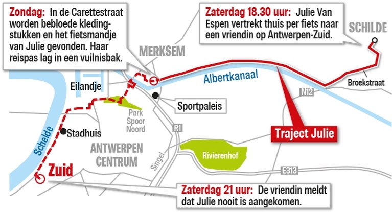 Alles wijst op moord: “Julie was op de verkeerde plaats op het verkeerde moment”