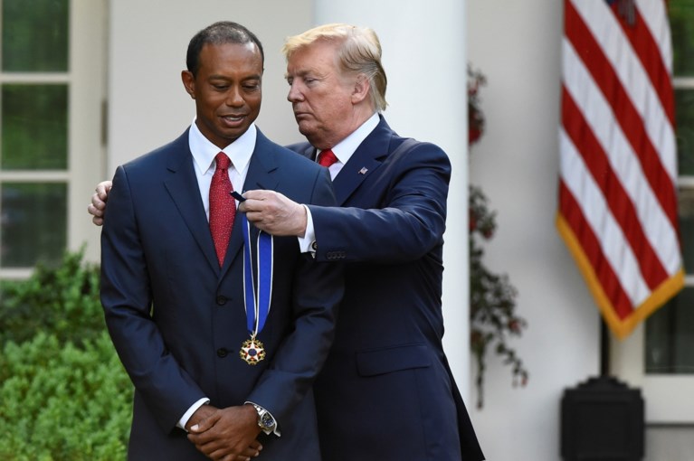 Golfer Tiger Woods krijgt Presidential Medal of Freedom
