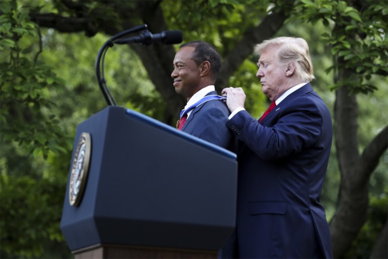Golfer Tiger Woods krijgt Presidential Medal of Freedom