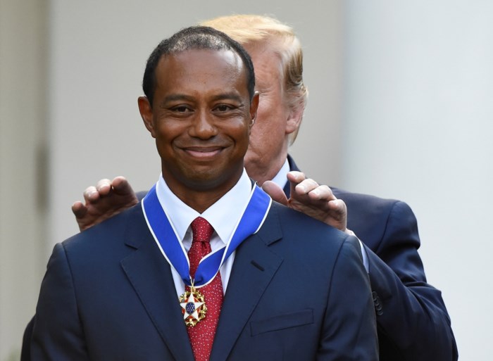 Golfer Tiger Woods krijgt Presidential Medal of Freedom