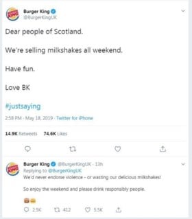 Waarom fans van Nigel Farage niet meer naar Burger King gaan