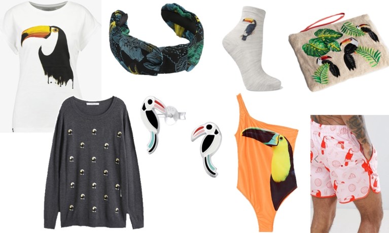 Vlieg opzij, flamingo: deze zomer is van de toekan