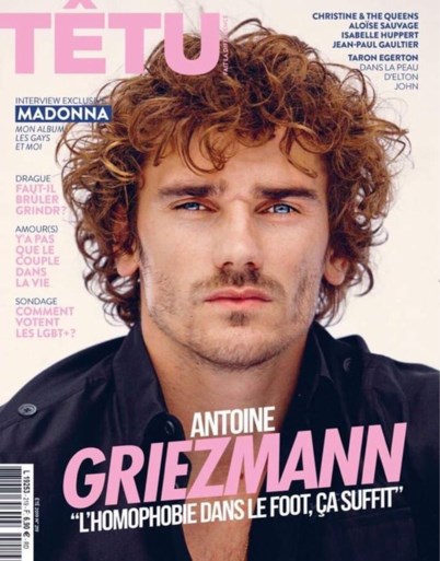 Antoine Griezmann maakt statement met coverfoto: “Homofobie is een misdaad”