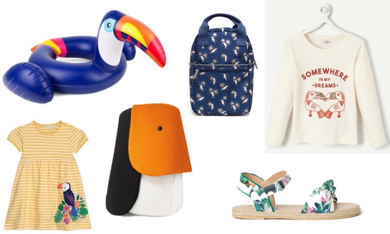 Vlieg opzij, flamingo: deze zomer is van de toekan