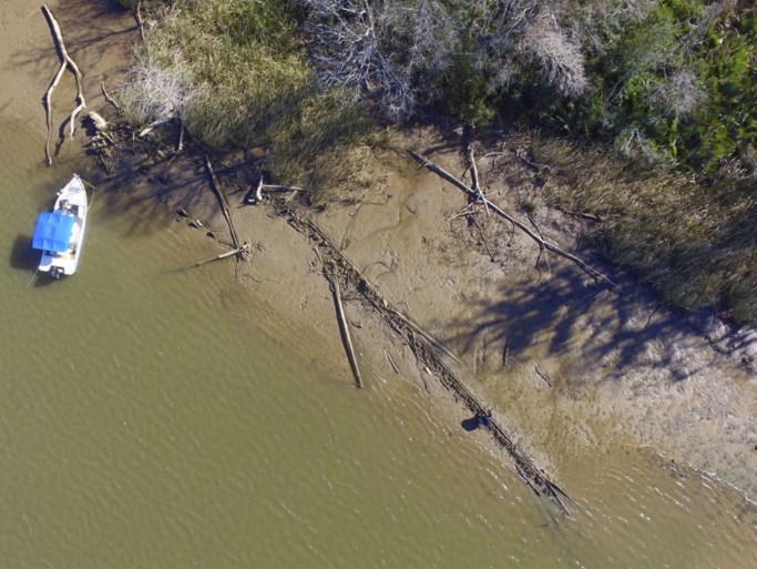 Laatste slavenschip dat ooit in VS aankwam teruggevonden in Alabama