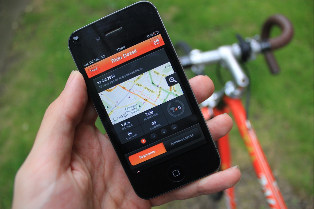 Sporthorloge discount fietsen strava