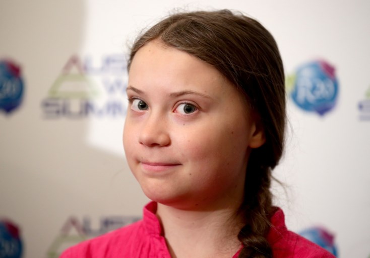 Dalai lama eert klimaatactiviste Greta Thunberg