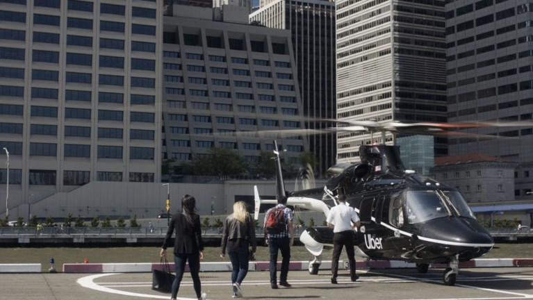 Uber gaat passagiers per helikopter vervoeren in New York