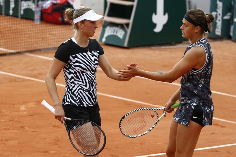 Kirsten Flipkens en Elise Mertens kunnen zich niet plaatsen voor dubbelfinale Roland Garros