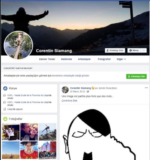 ‘Respectloze’ fan die Turkse speler een afwasborstel onder de neus duwt, blijkt… een Belgische toerist te zijn
