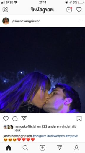 Jasmine Vangrieken post foto van “nieuwe liefde”