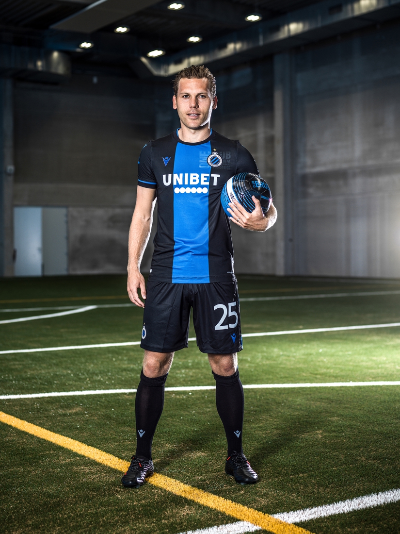 Shades of 'Blauw en Zwart' in the new Home shirt for Club Brugge