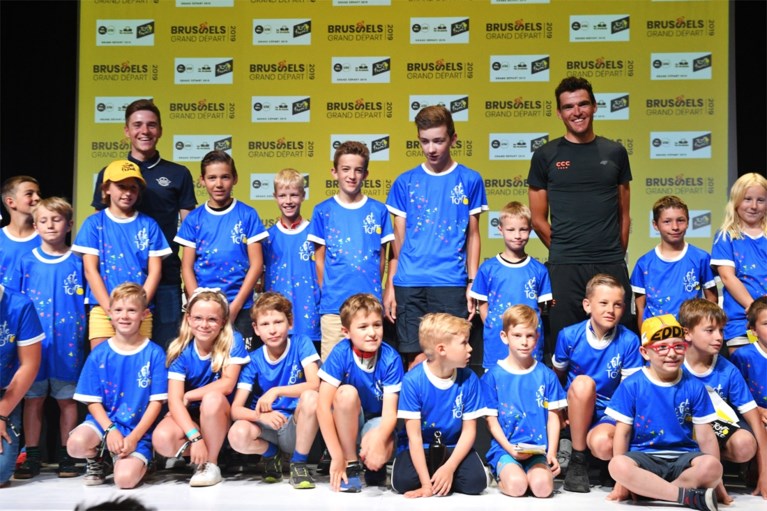 Het ontbijt van Evenepoel en Van Avermaets grootste droom: kinderen stellen toprenners vragen