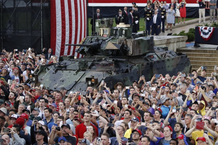 “God bless the military”: Trump viert Independence Day met militair machtsvertoon