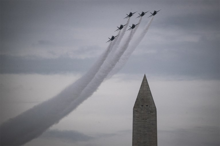 “God bless the military”: Trump viert Independence Day met militair machtsvertoon