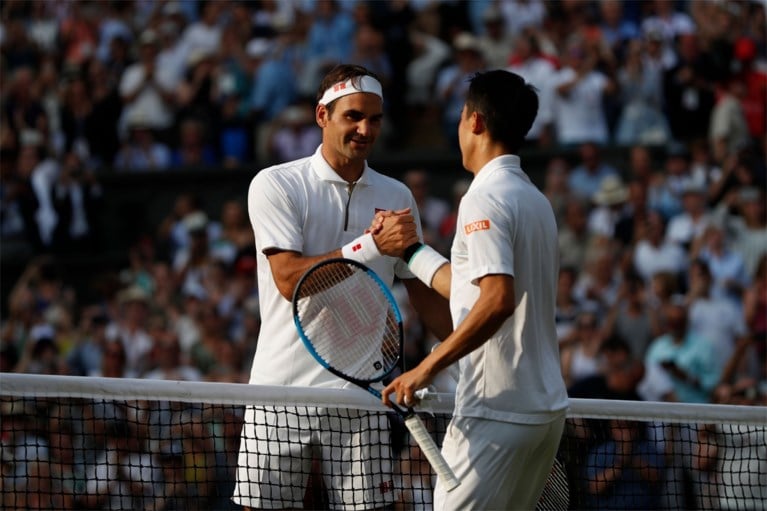 WIMBLEDON. Ook Roger Federer (niet zonder moeite) naar halve finales waar Rafael Nadal wacht, gemengd dubbel van “MurRena” is voorbij