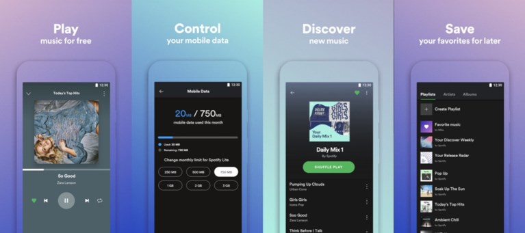 Spotify lanceert Lite-versie voor ontwikkelingslanden