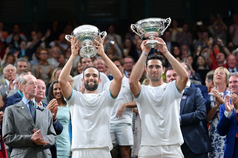 Colombianen winnen mannendubbelspel op Wimbledon na uitputtingsslag, vrouwendubbel uitgesteld