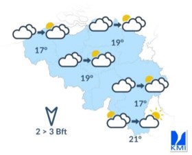 Zomers weer op komst: kwik klimt tegen zondag richting 30 graden