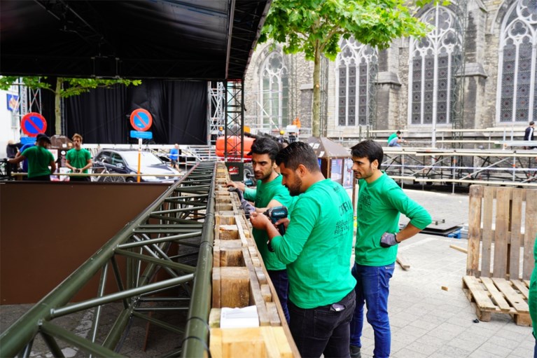 Nog drie dagen: binnenstad is één grote werf voor Gentse Feesten