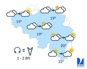 Geluk bij een ongeluk: veel bewolking maar weinig regen