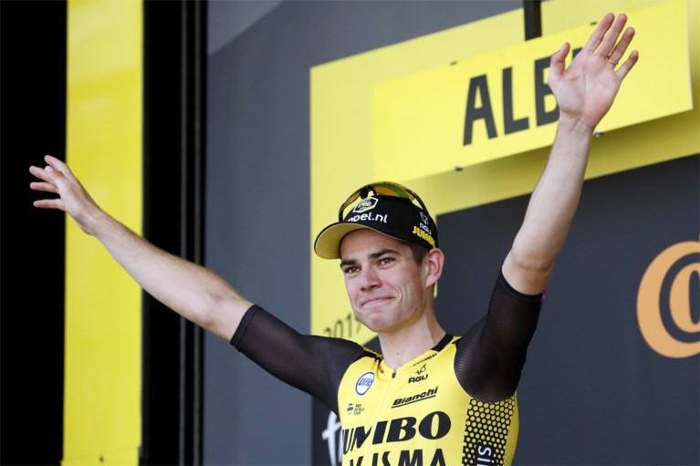 Wout van Aert met mond vol tanden na ritzege in de Tour: “Dit staat boven alles”