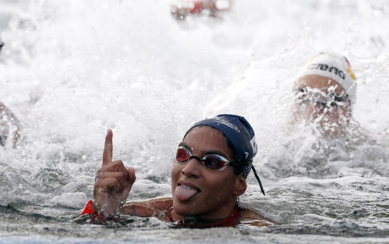 Braziliaanse Ana Marcela Cunha wint 5 km in open water op WK zwemmen