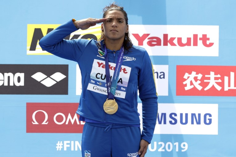 Braziliaanse Ana Marcela Cunha wint 5 km in open water op WK zwemmen