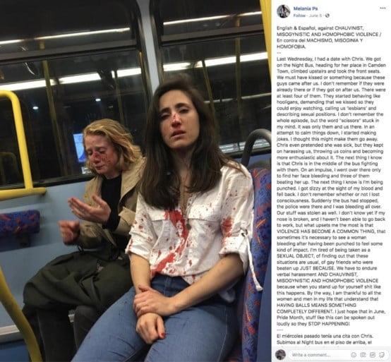 Vier tieners die twee vrouwen op Londense bus dwongen te kussen en in elkaar sloegen zijn gearresteerd