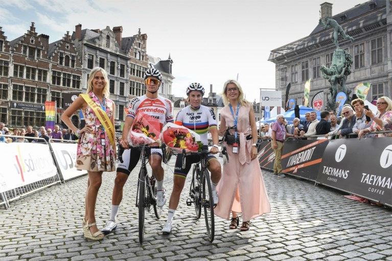 IN BEELD. Mathieu van der Poel en Sanne Cant winnen het dernycriterium in Antwerpen: “Ik train alvast om het WK te winnen”