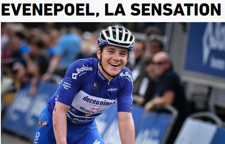 Wereldpers door het dolle heen na exploot Remco Evenepoel: “Hij gaat het wielrennen nieuw leven inblazen”