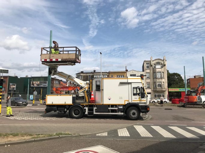 Tramverkeer in Antwerpen tijdlang verstoord door kapotte bovenleiding