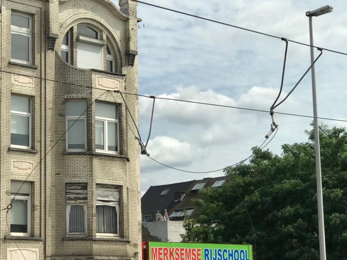 Tramverkeer in Antwerpen tijdlang verstoord door kapotte bovenleiding