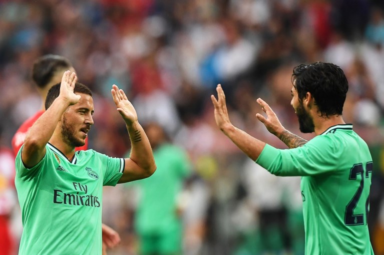 Eden Hazard geeft critici lik op stuk met heerlijke eerste goal voor Real Madrid: “Hier wachtte ik al vijf matchen op”
