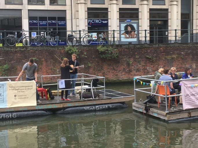 Drijvend concert op Gentse binnenwateren