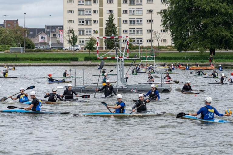 Internationale top kajakpolo levert strijd in Watersportbaan