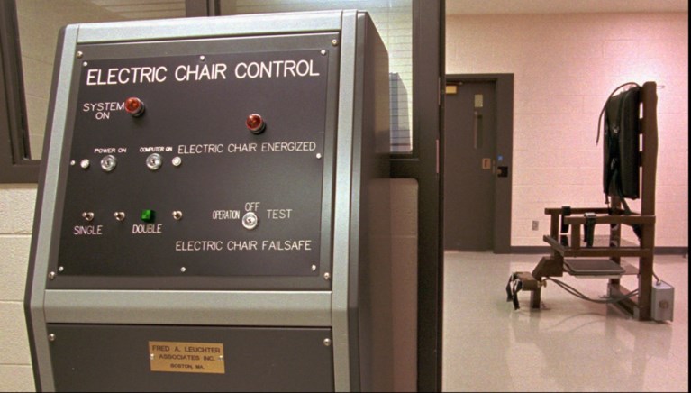 Toen hij snikkend in de elektrische stoel zat, had deze tweevoudige moordenaar nog een laatste boodschap