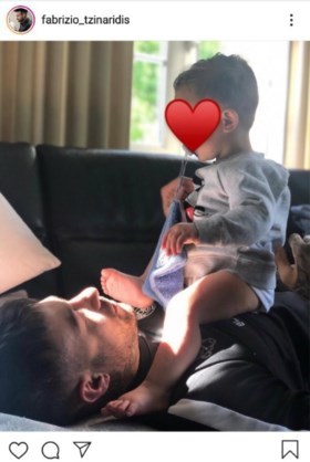 Fabrizio post eerste foto van zoon: “Ik ben een trotse papa en verstop dat niet meer”